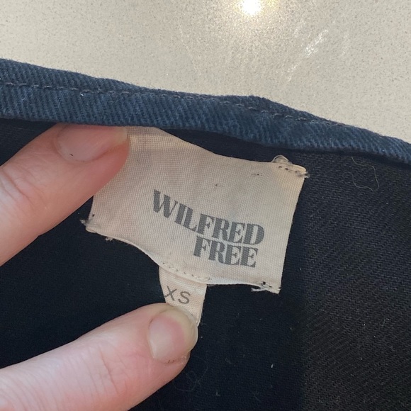 Wilfred Free thick denim canvas pocket smock dress - Picture 15 of 15